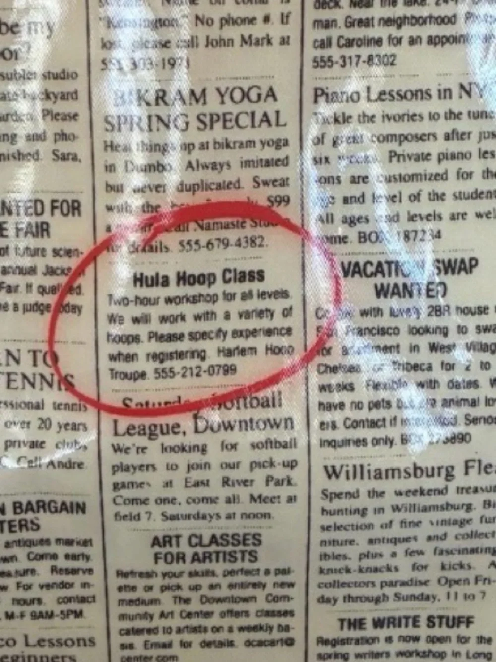 KATE SPADE Vintage Newsprint Pouch